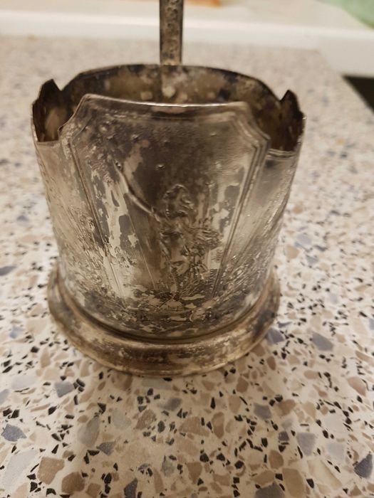 Подстаканник посеребрение