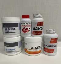 Л-Аргинин Ostrovit, Nosorog, Olimp Argipower, AAKG, Progress Nutrition