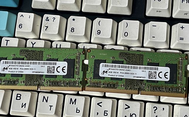 DDR4 8GB ПАРА для ноутбука
