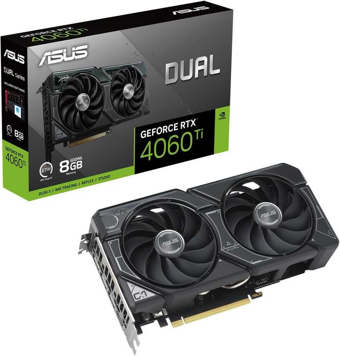 Karta graficzna ASUS Dual GeForce RTX 4060 TiOC Edition 8GB GDDR6 NOWY