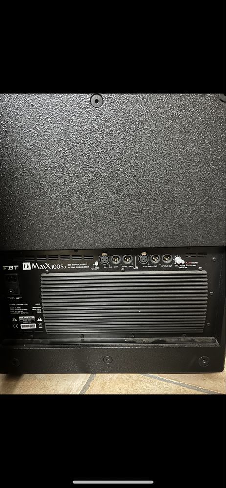 Grave (Subwoofer) FBT HiMax100SA