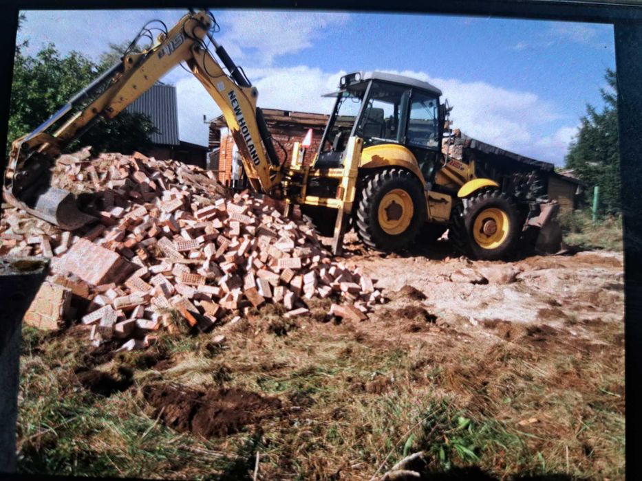 Usługi koparką, minikoparką