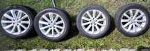 Koła VW 215/55/17 z czujnikami  5X112  z oponami Dunlop Winter w ładny