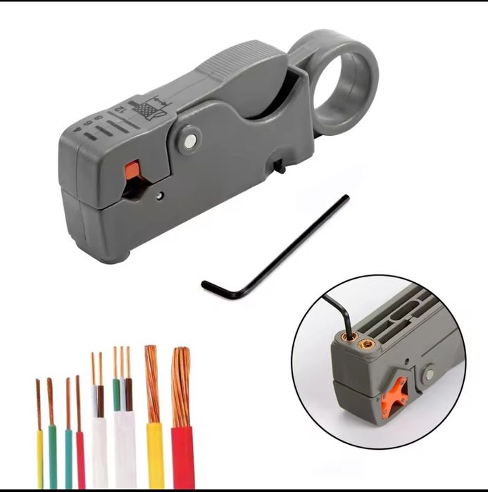 Ściągacz do izolacji z kabli, przewodów