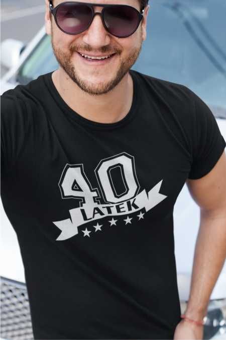 Koszulka na 40 urodziny - męska - różne wzory - wysyłka w 24h S-XXL