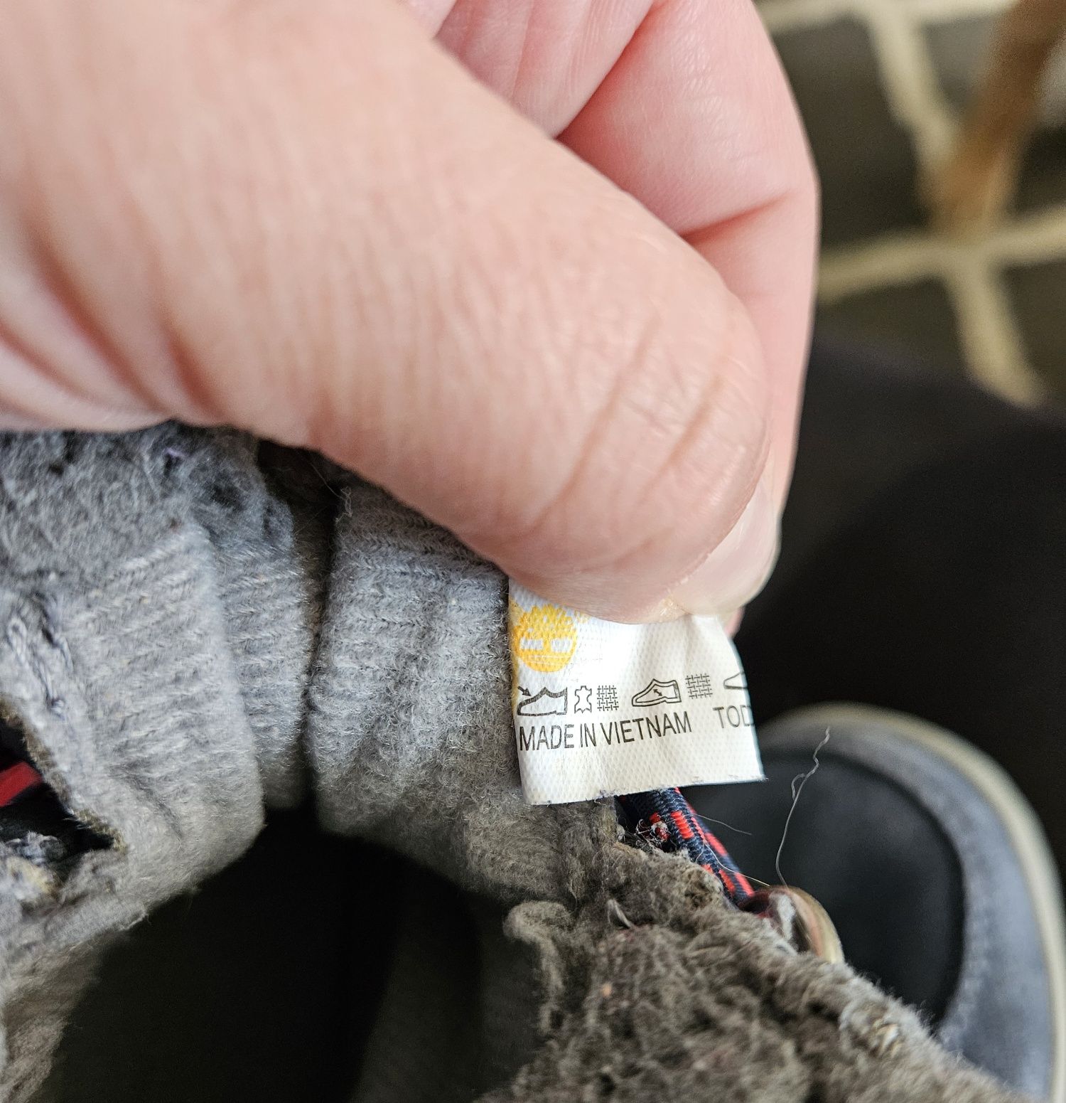 Buty zimowe kozaki Timberland skóra welna noster mido 23 14.5cm
