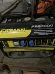 Продам бензиновый генератор FIRMAN FPG 3800