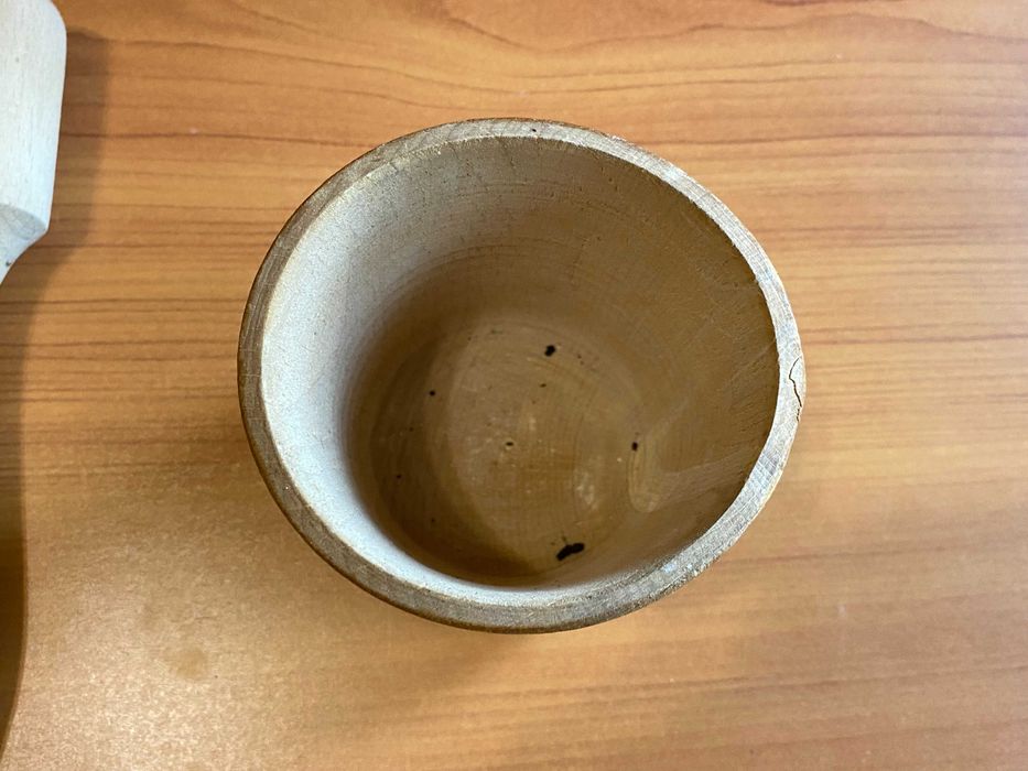 Дерев'яна ступка. Дерево. Нове.