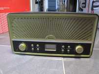 Radio cyfrowe w stylu retro złote BT Auna Glastonbury Go