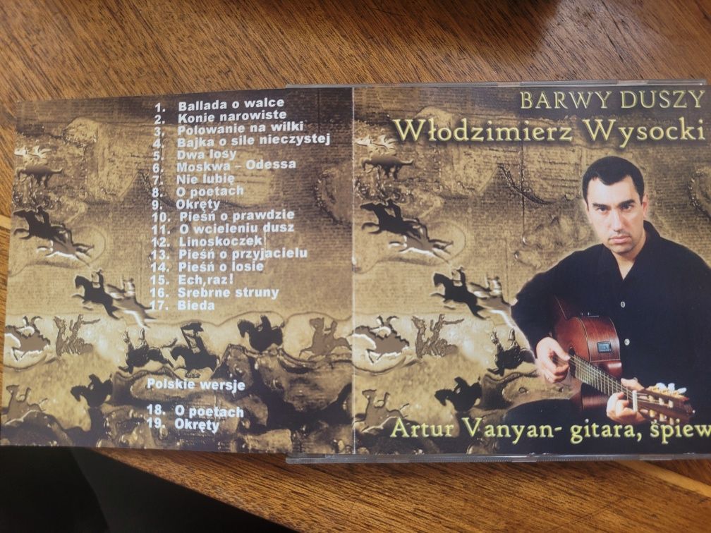 CD Artur Vanyan śpiewa Wysockiego Barwy duszy 2007 Soliton