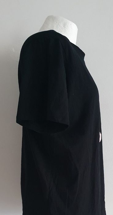 PRIMARK czarnt t-shirt napisy focus on the good L 40 m 38 s 36 bawełna