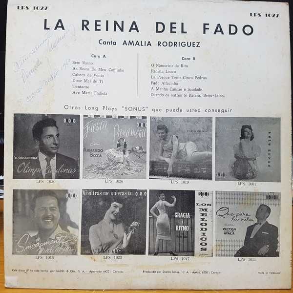 AMÁLIA - LP - VENEZUELA - 1959