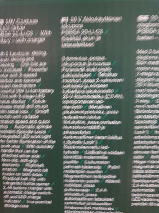 Wiertarko-wkrętarka udarowa Parkside