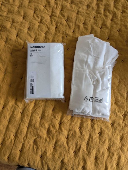 Ikea Fronhas Nordruta 50 cm x 80 cm Brancas