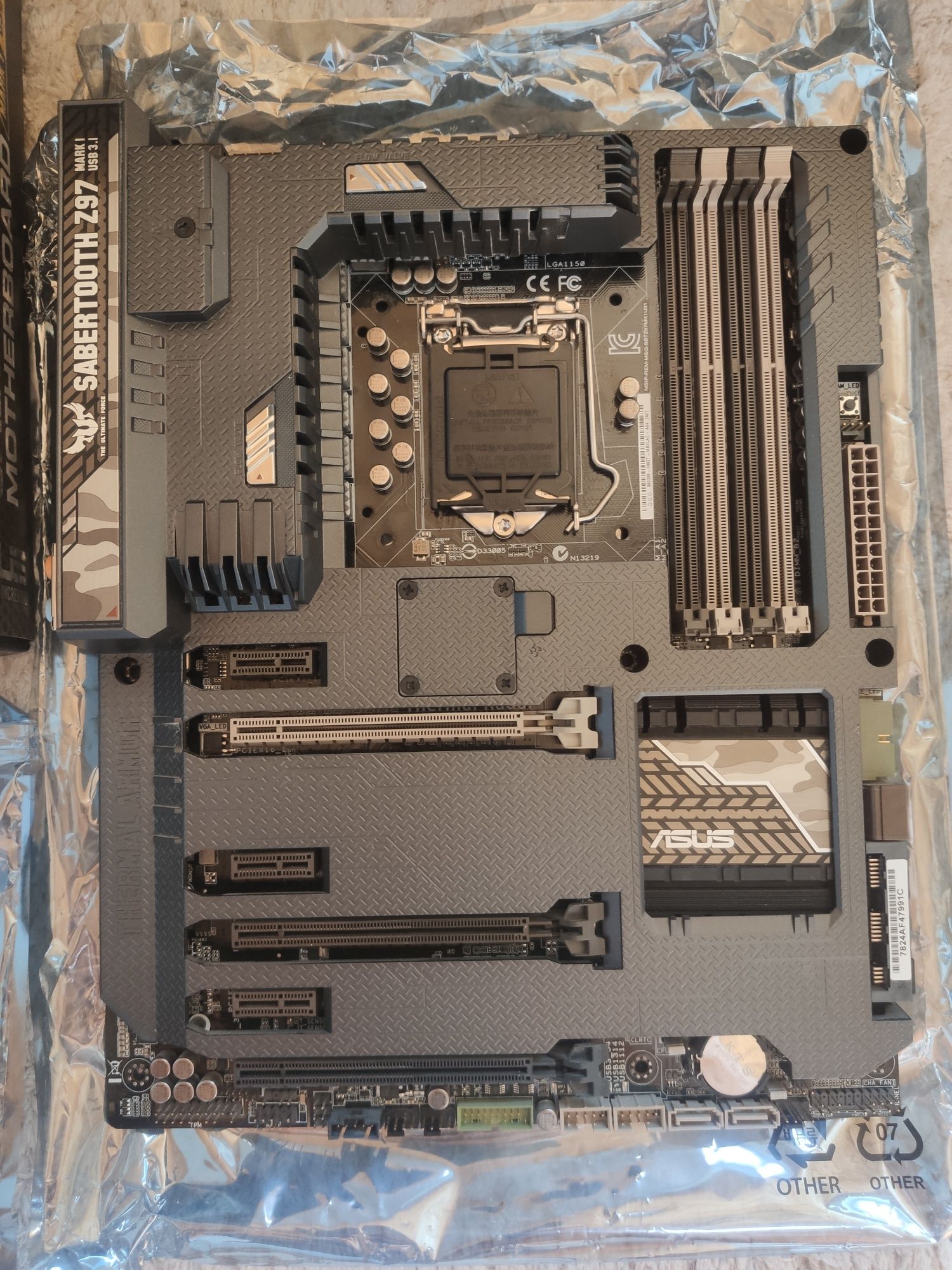 Asus Sabertooth Z97 Mark 1 – socket 1150 / jak nowa