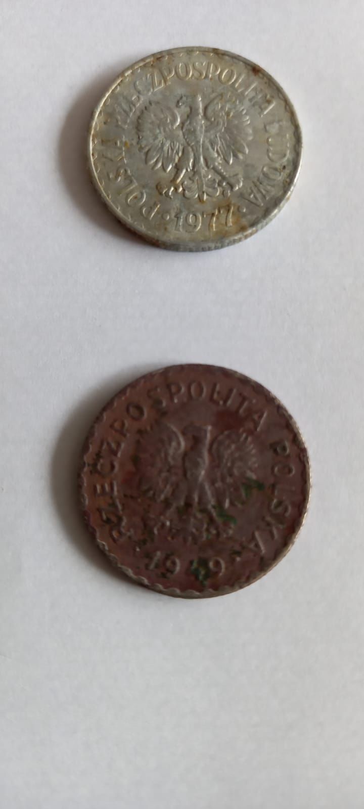 Moneta 1 Zł PRL 1949 rok 1977 r