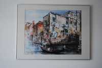 Obraz plakat Wenecja - foto rama 60 x 80 cm.