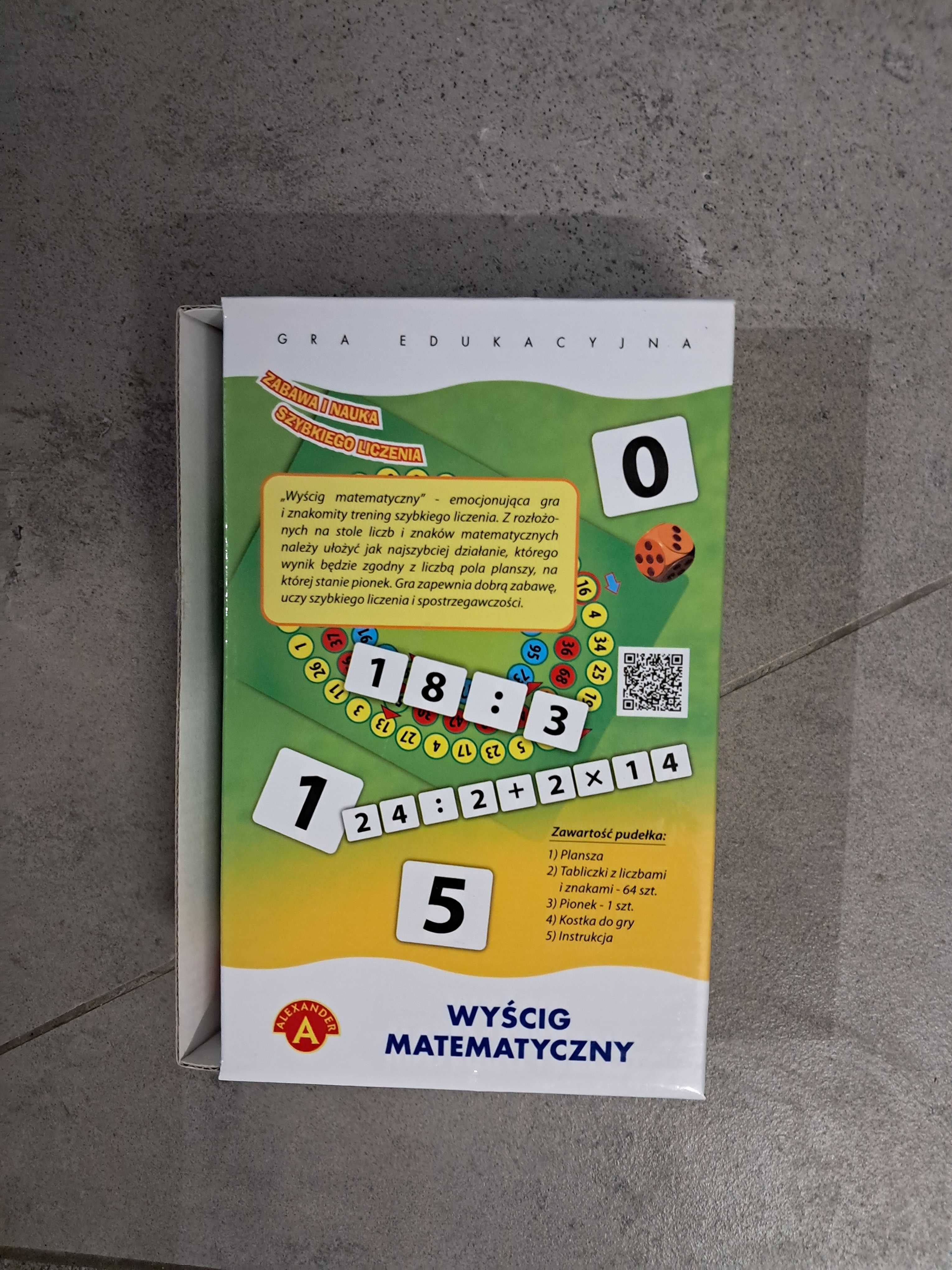 GRA WYŚCIG MATEMATYCZNY gra edukacyjna dla dzieci Alexander Lublin