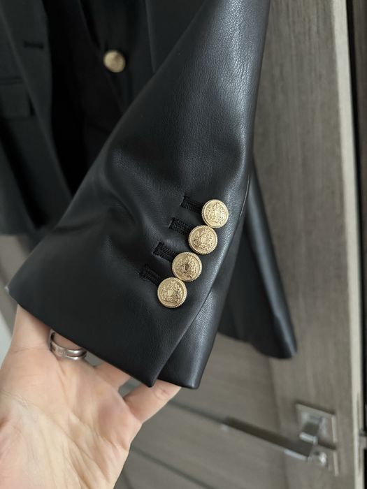 Шкіряний жакет,піджак Zara