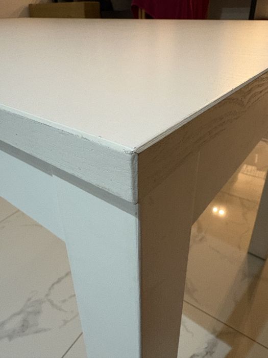 Biały duży rozkładany stół IKEA