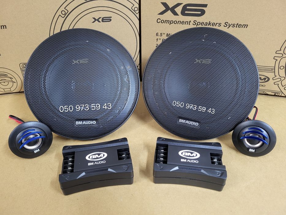 16см Boschmann F-628-X6 / компонентні / динаміки в авто / акустика