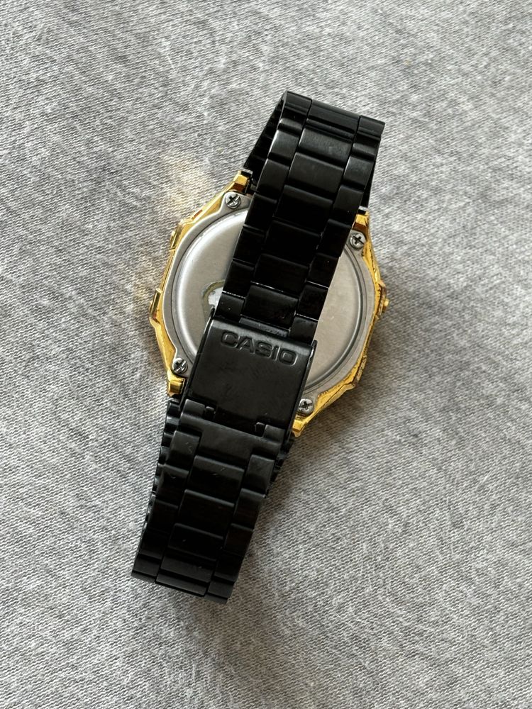 Zegarek Casio A168WEGB * Black & Gold * Vintage