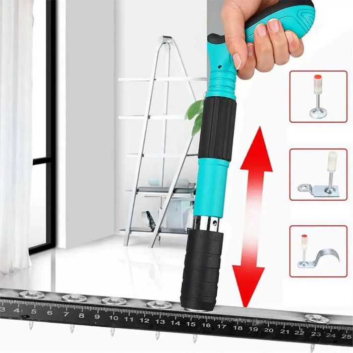 Пістолет для цвяхів, Бірюза / Пневматичний степлер / Нейлер