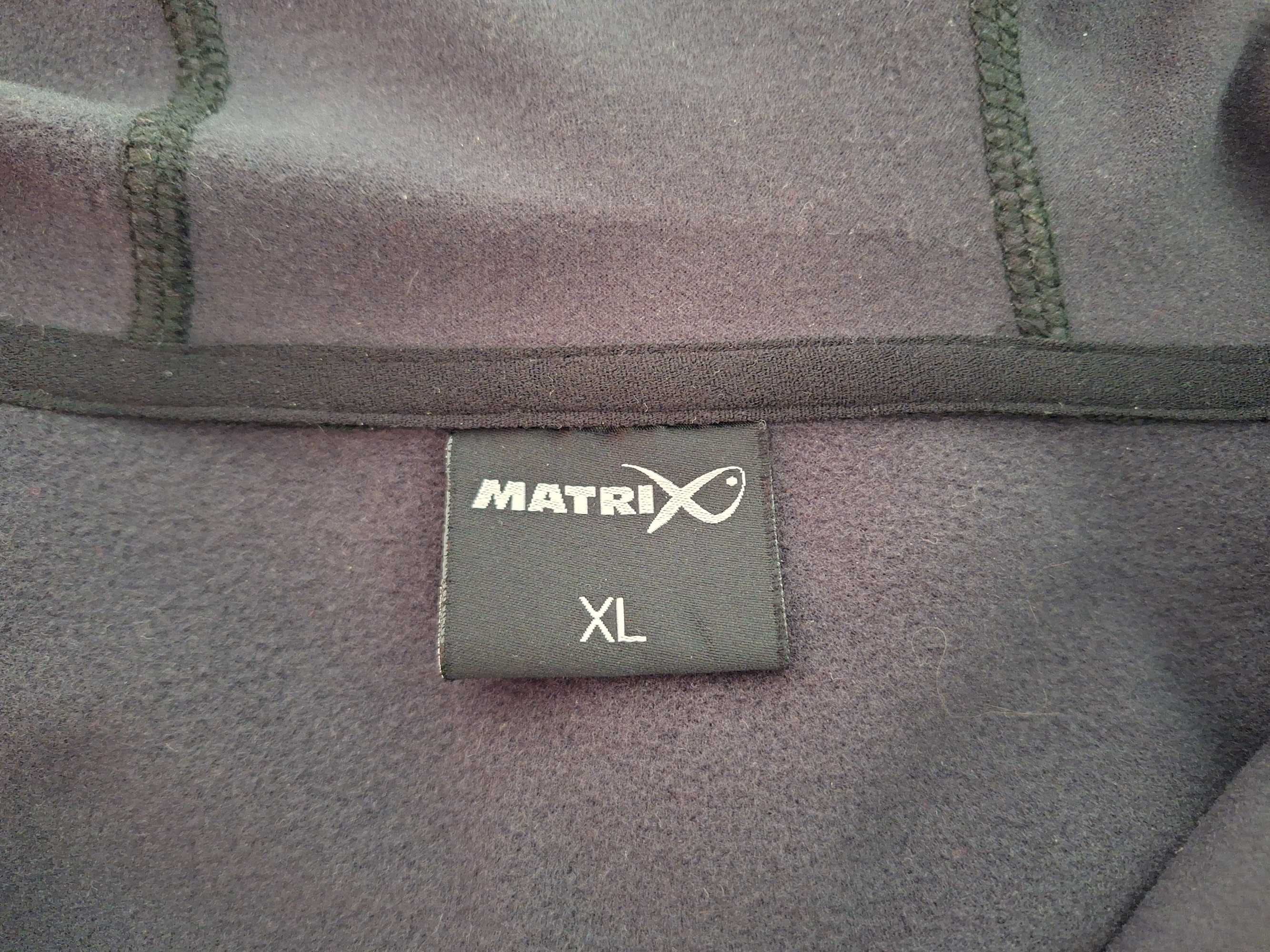 Bluza Matrix 1/4 Zip Sweat Black/Lime - roz. XL