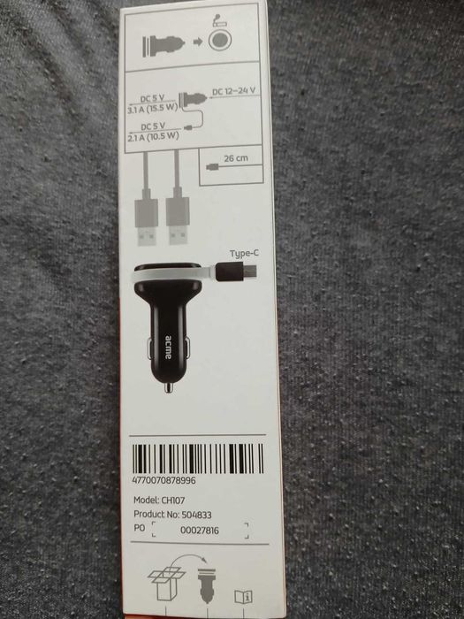 ładowarka samochodowa