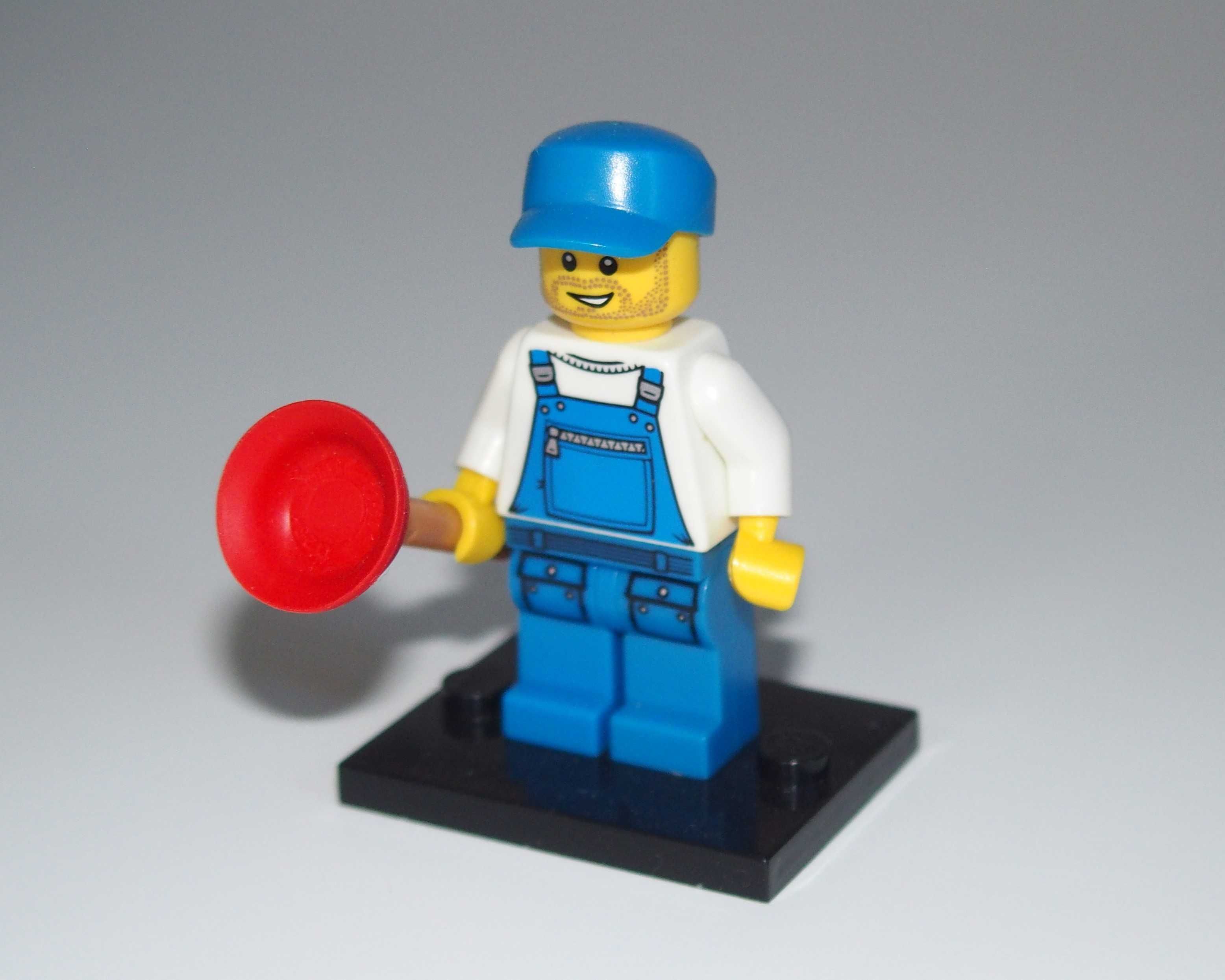 Minifigurka LEGO - Hydraulik / Plumber - figurka seria 9