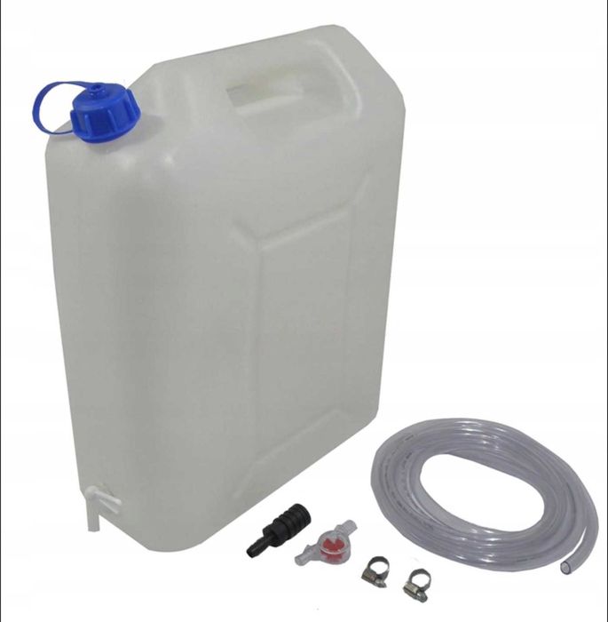 Zbiornik do uzupełniania wody w bateriach trakcyjnych wózek widłowy