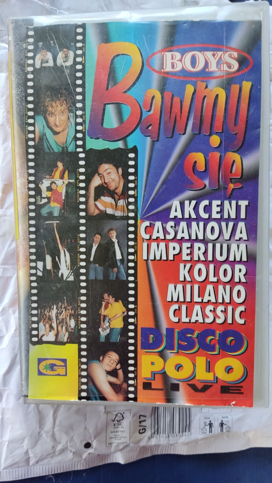 Green Star Boys Bawmy się teledyski disco polo kaseta VHS