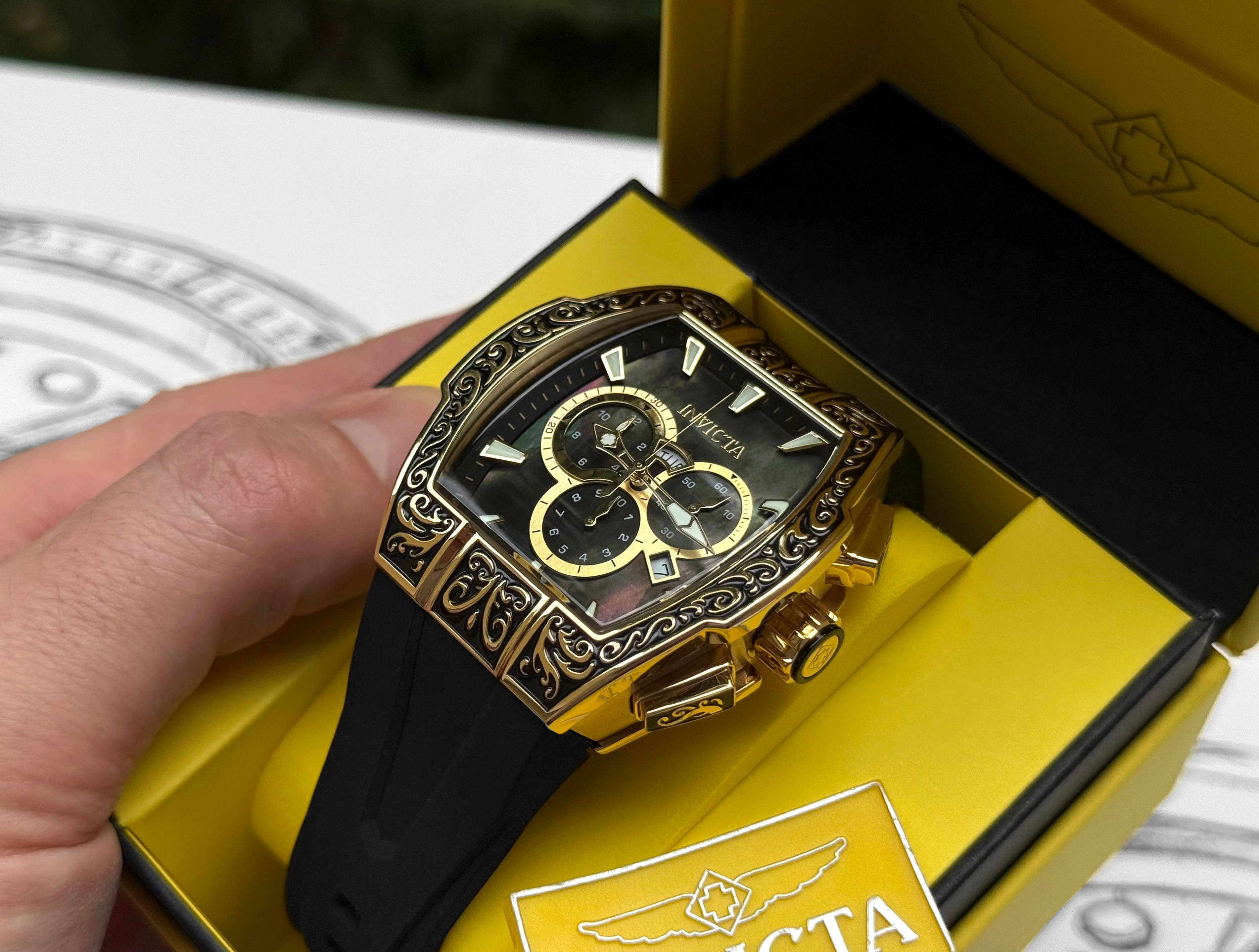 Invicta 44790 S1 Rally EXCALIBUR Swiss Ronda 5050.E Pearl 47 mm.