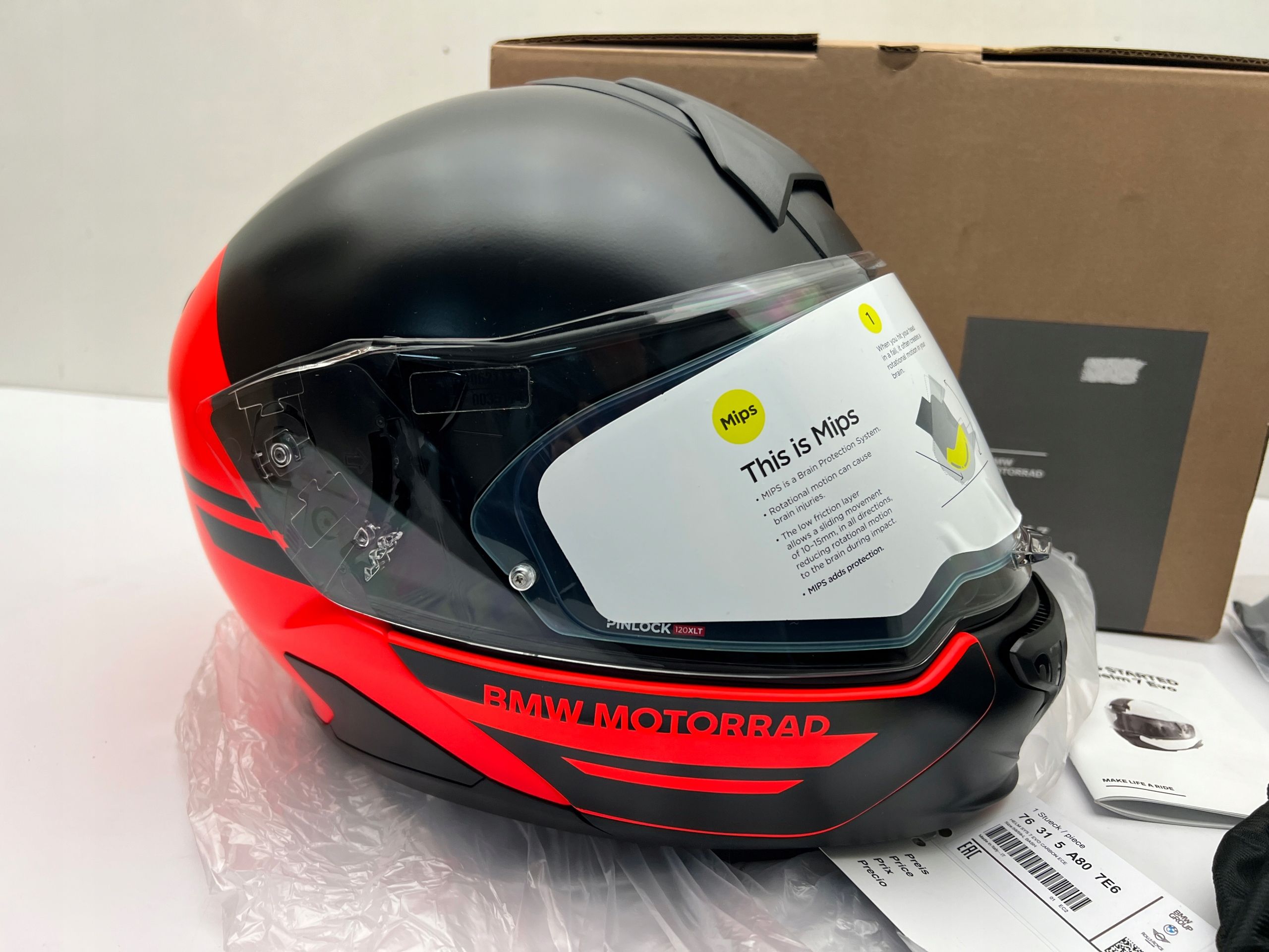 BMW System 7 Carbon Evo Kask Motocyklowy Bash oryginał Oem l Nowy