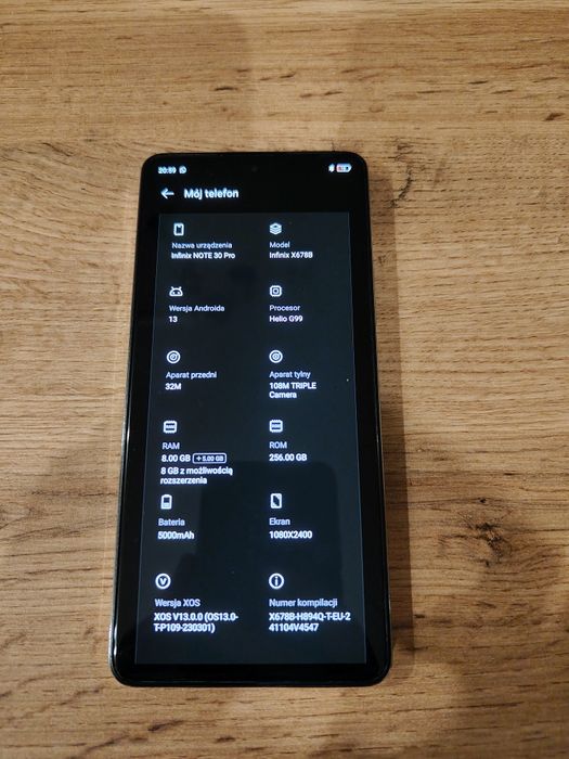 Infinix Note 30 pro z Gwarancją
