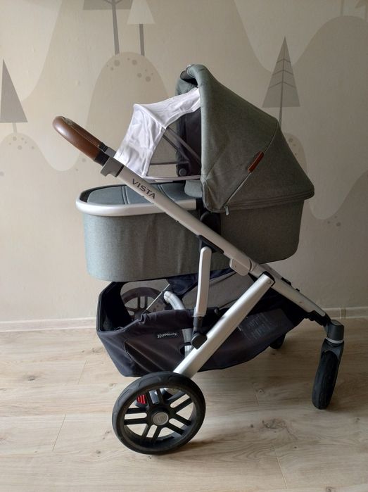 Wózek Uppababy Vista V2 emmet rok po roku, bliźniaki, rodzeństwo