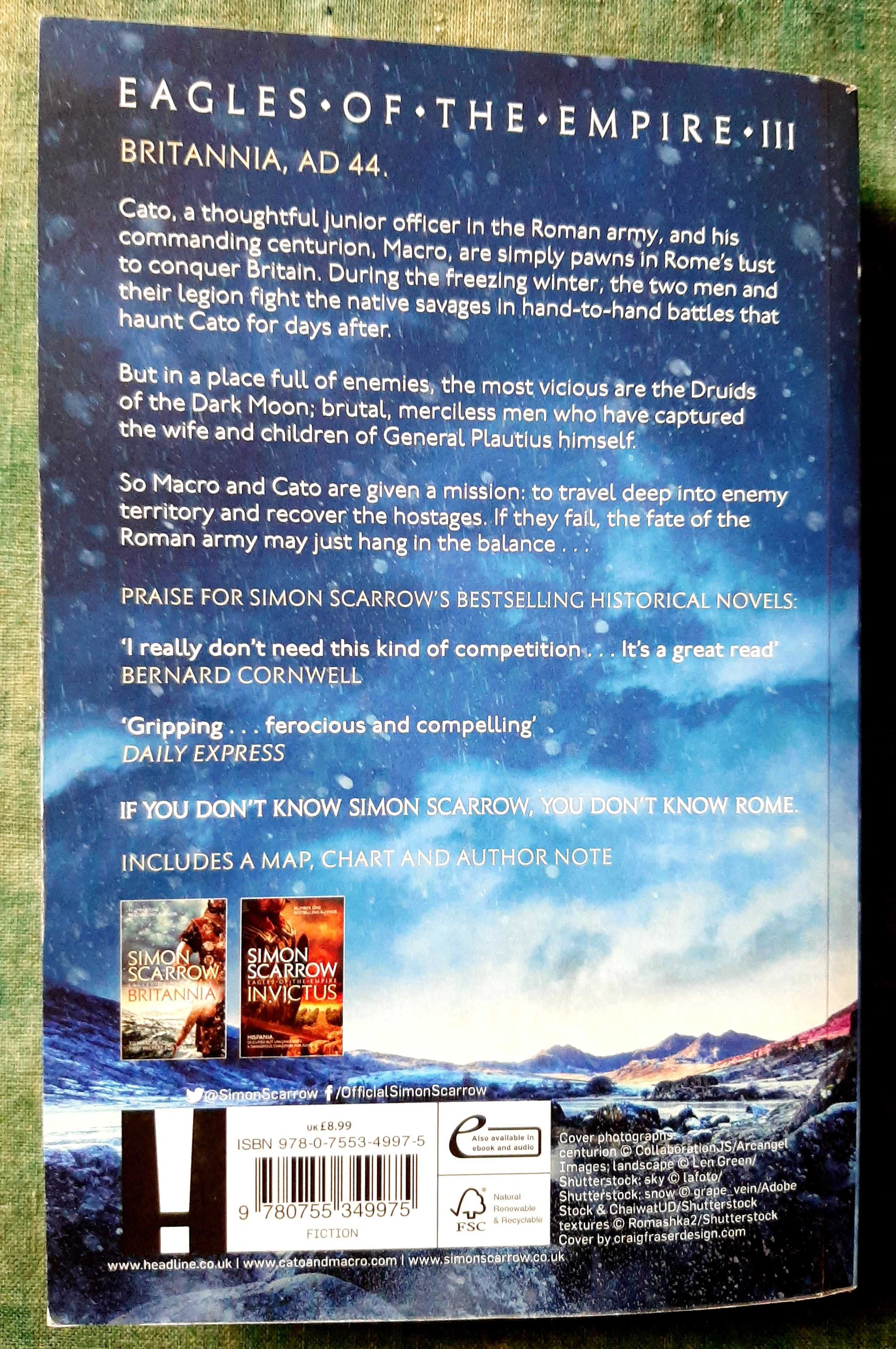 Eagles of the Empire, Simon Scarrow. Volumes I a V.