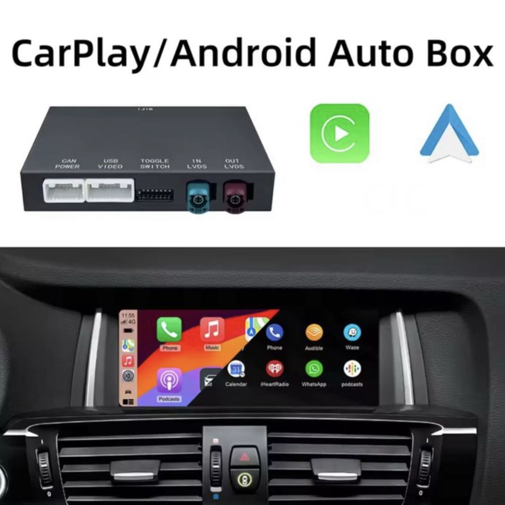Комплект CarPlay / Android auto для BMW NBT, CIC f30 f15 f10 e70 e60..