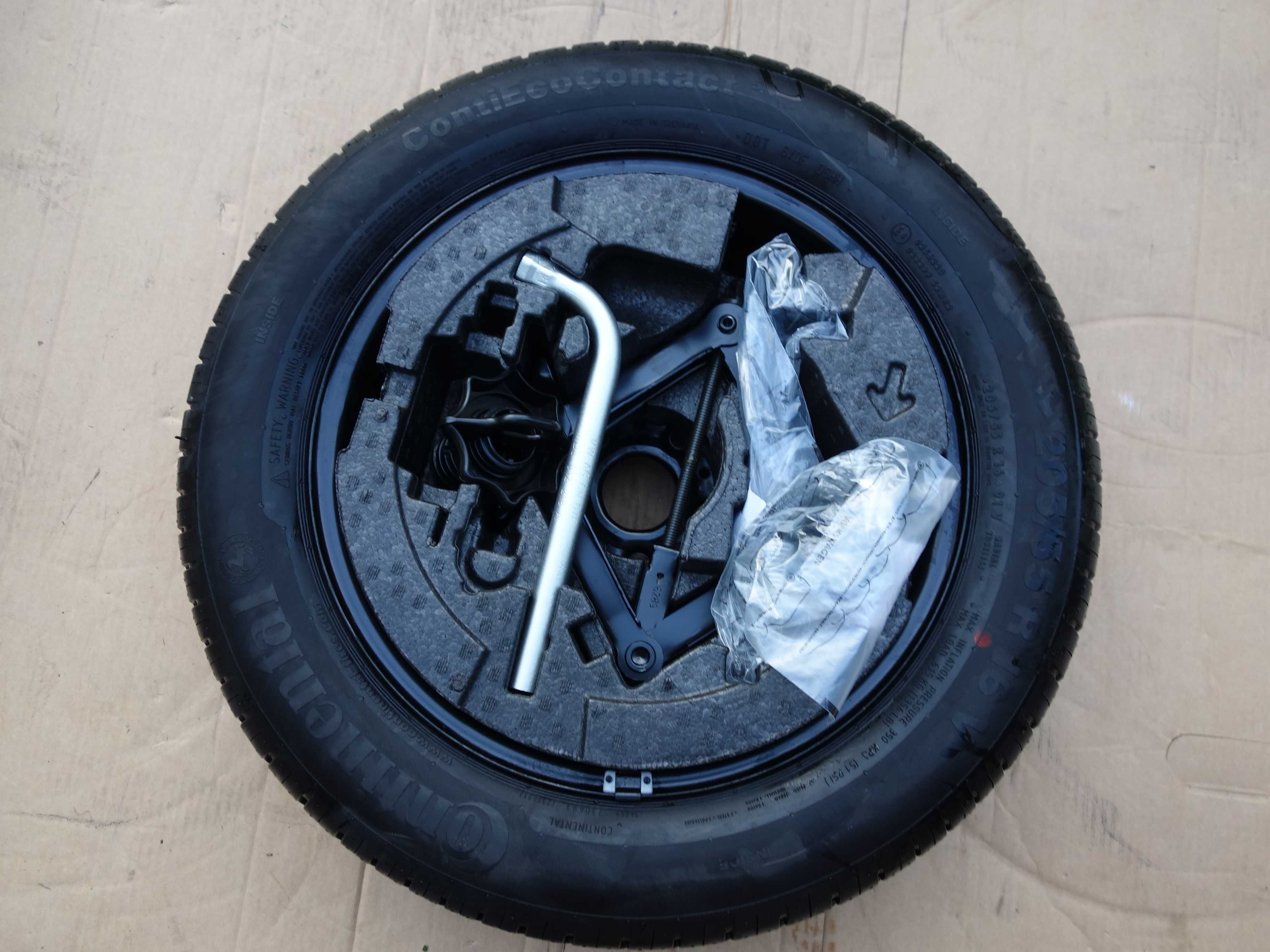 Koło Zapasowe VW PASSAT B8 B7 SKODA OCTAVIA III IV Superb 16'' + wkład