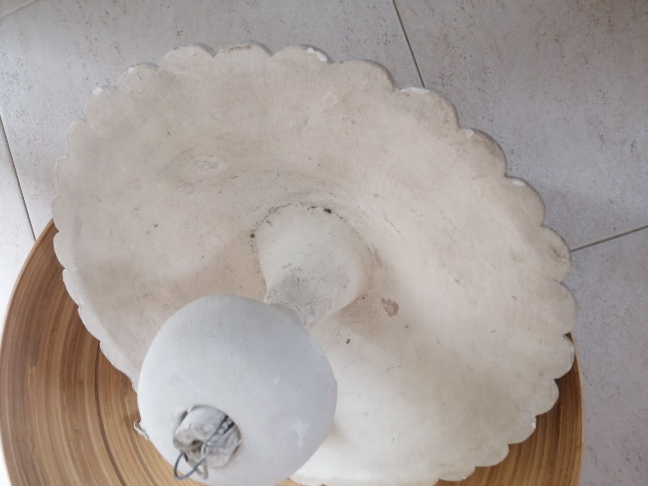 Candeeiro gesso teto