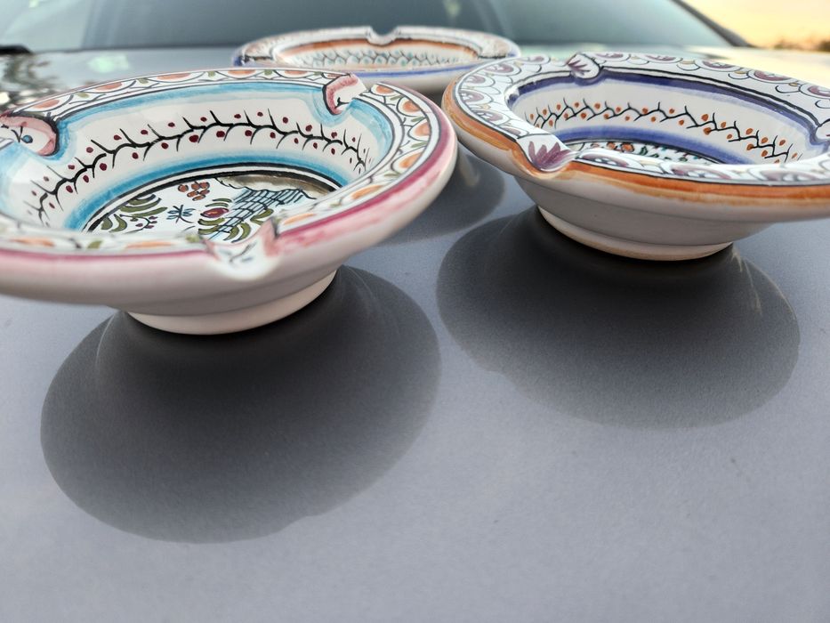 Conjunto de 3 cinzeiros