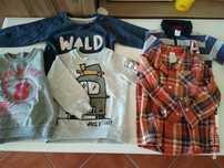 Lote de 5 peças de roupa 80cm