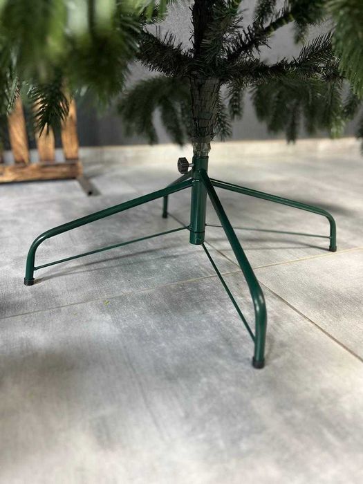 Штучна ялинка зелена Лита ялинка Литая елка Новогодняя Смерека Ёлка