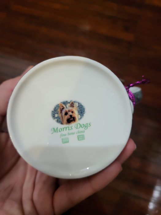 Kubek z psem Yorkiem, nowy z metką, w pudełku