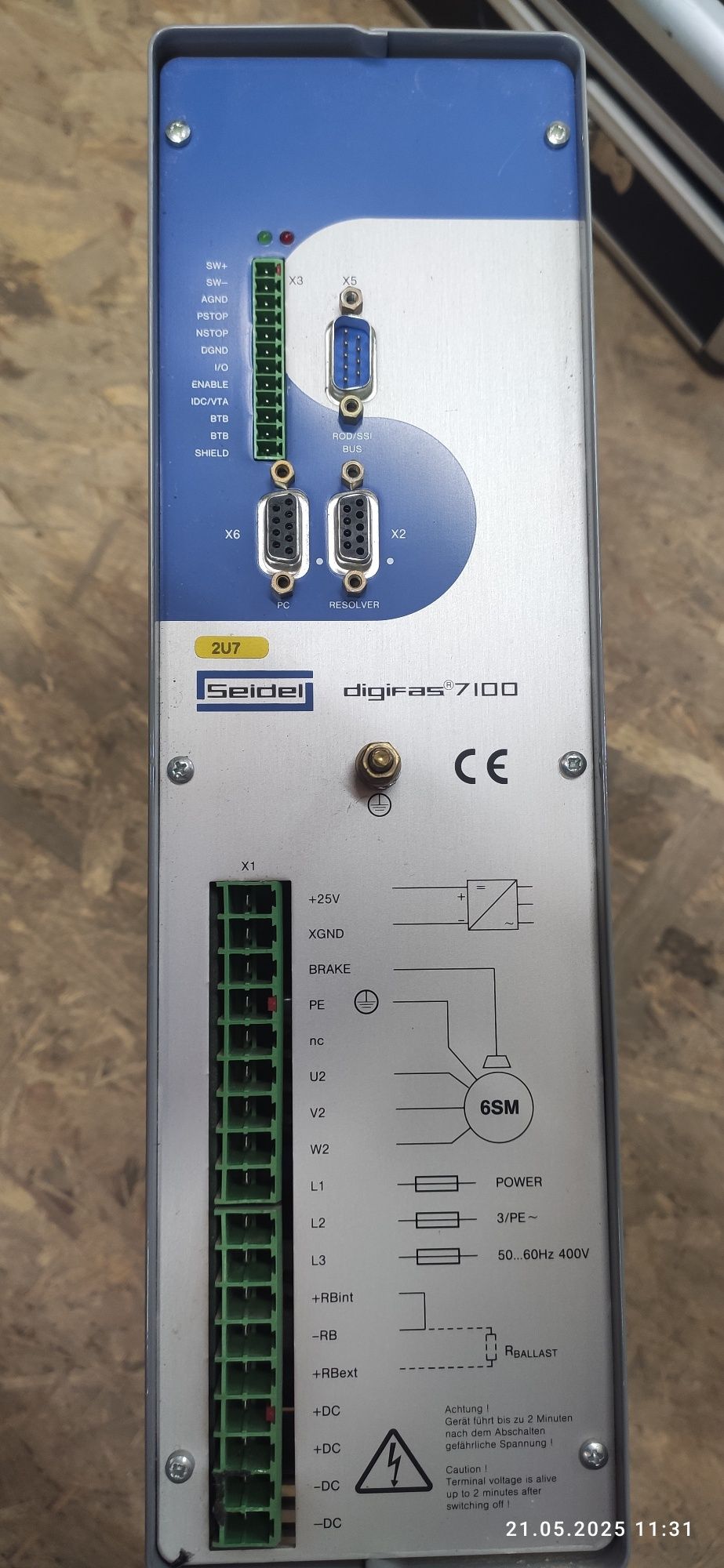 Серво привід. Seidel digifas 7100. 3.0 kWt.