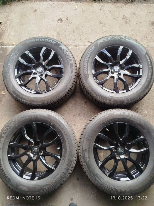 Koła Alu Kia Sportage 7Jx17(5x114,3ET47)+Opony Hankook 235/65R/17 108V