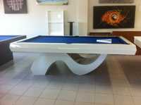 Bilhar - Mesa de Bilhar - Snooker I Azul Branco