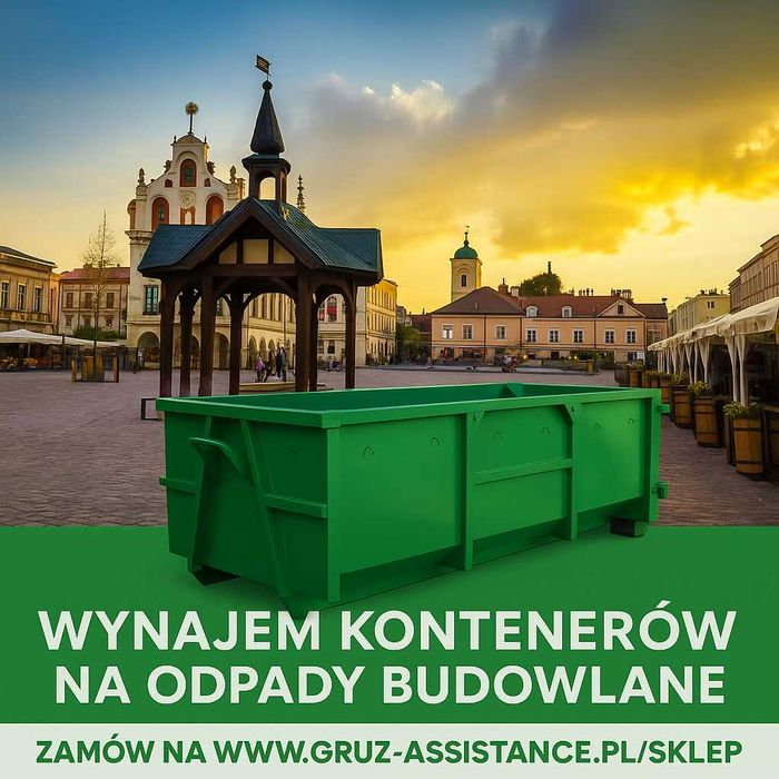 Wywóz gruzu Rzeszów i okolice – zamów kontener online w 2 minuty!
