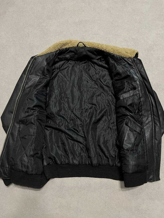 Вінтажний Бомбер MA - 1 Шкіряний Чоловічий Чорний Alpha Industries XL