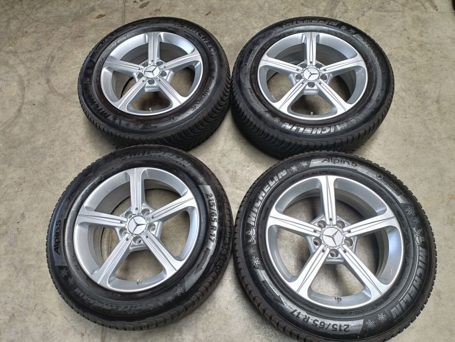 Alufelgi Koła Zimowe Mercedes 17 cali 5x112 A-Klasa B-Klasa, VW, Audi